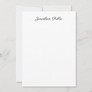 Modelo de Texto de Script Manuscrito Personalizado