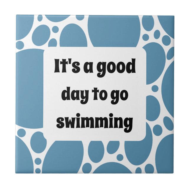 Modelo de texto e padrão azul (Frente)