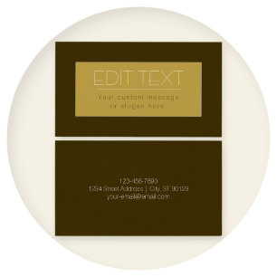 Modelo de texto editável elegante Dourado Vintag
