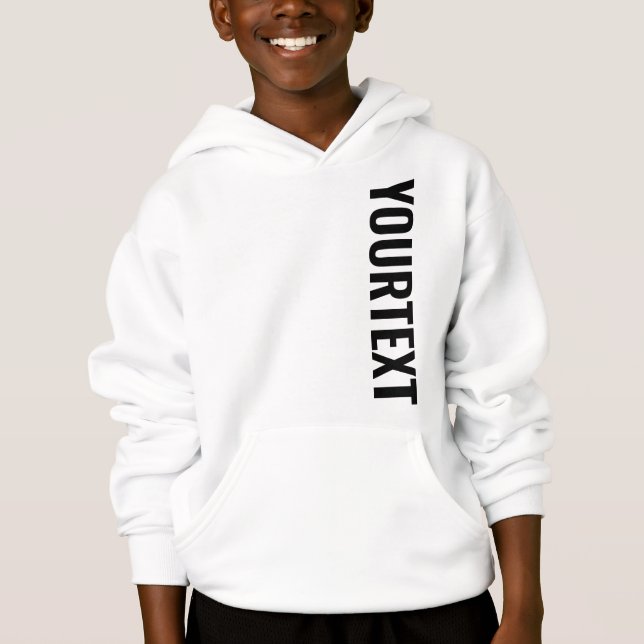 Modelo de Texto Grande Meninos De Fonte Ambos Os C (Frente)