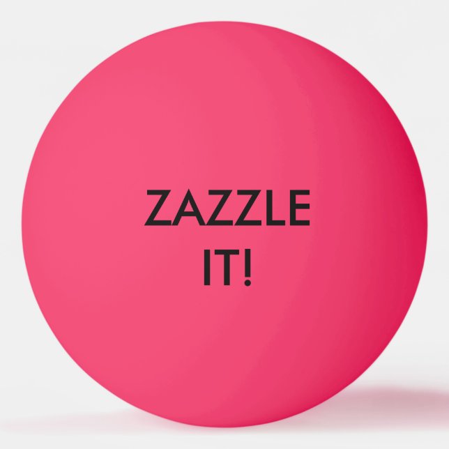 Modelo de Vazio de Bola de Ping Personalizado (Frente)