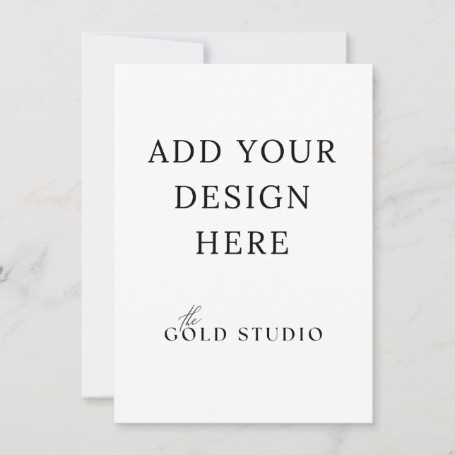 Modelo de Vazio de Convite Pequeno (4,5 x 6,25) (Frente)