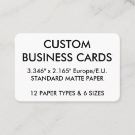 Modelo de Vazios Personalizados de Cartões de visi