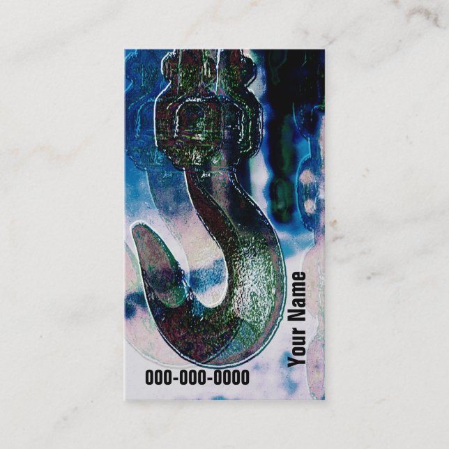 modelo do cartão de indústria da construção (Frente)