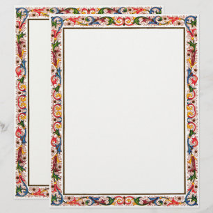 Modelo do Convite Branco Árabe Italiano Pérola