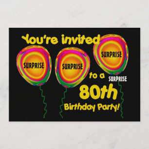 modelo do convite de aniversário da SURPRESA do 8