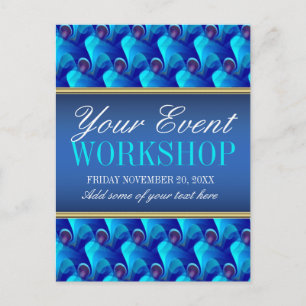 modelo do Convite de festas do Workshop de Negócio