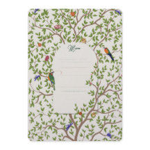 Modelo do Elegante Botânico Bird - Casamento