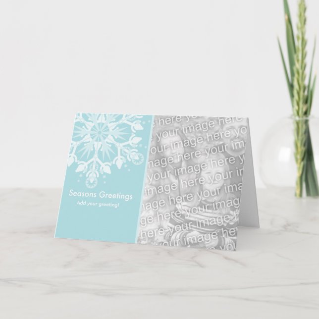 Modelo do feriado do floco de neve (Frente)