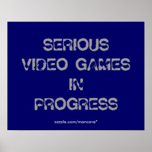 Modelo do poster do video games
