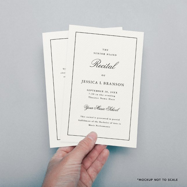 Modelo do programa Black & White Music Considerand (Criador carregado)