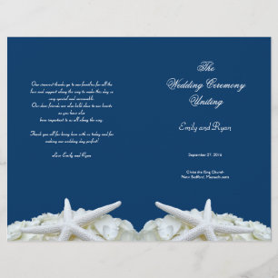 Modelo do programa do casamento da estrela do mar