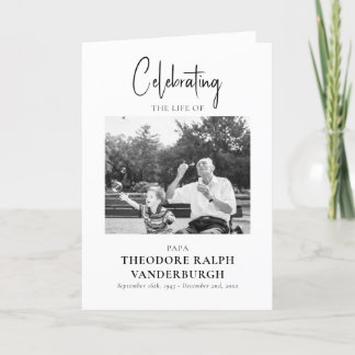 Modelo do Programa Dobrado pelo Funeral Minimalist