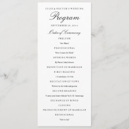 Modelo do Programa Elegante de Casamento Negro e B