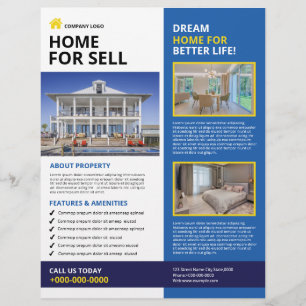 Modelo do Real Estate Flyer
