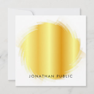 Modelo Dourado Elegante de Script de Mão Monograma