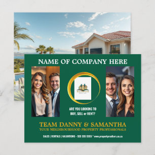 Modelo editável de cartão postal de foto do cenári