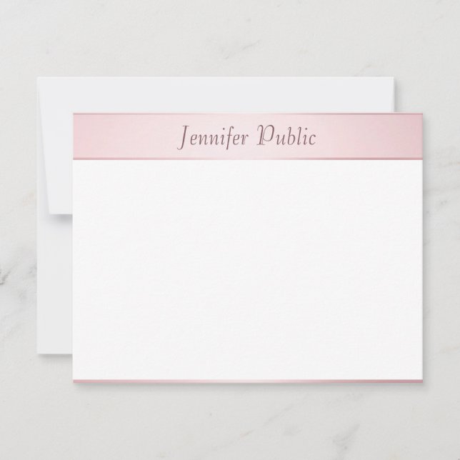 Modelo Elegante de Script de Caligrafia Dourada ro (Frente)