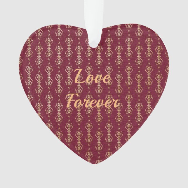 Modelo em Forma Cardíaca por Ornamento Acrílico (Frente)