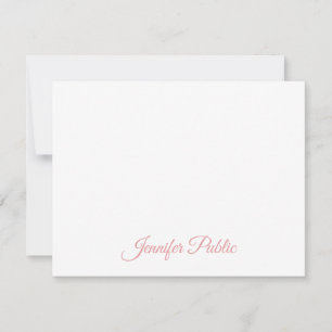 Modelo escrito à mão elegante do texto do nome d