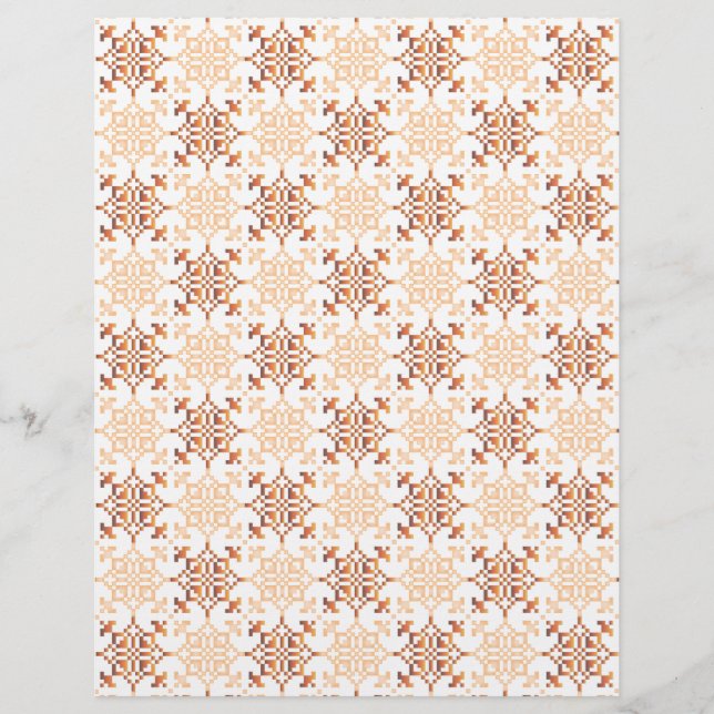 Modelo geométrico VII do sinal SUN letão tradicion (Frente)