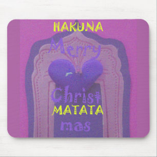 Modelo horizontal do Mousepad de Feliz de Hakuna M