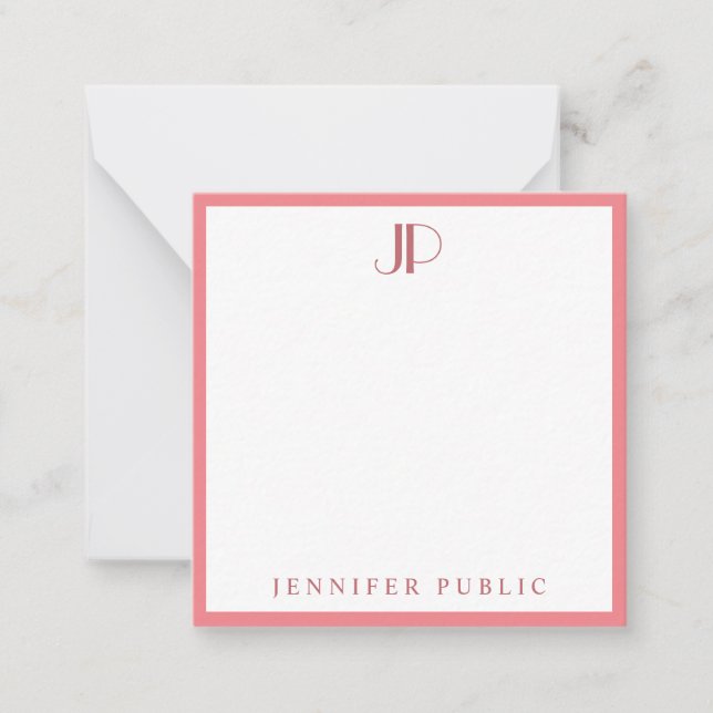 Modelo inicial do Charisma Red Modern Monograma (Frente)