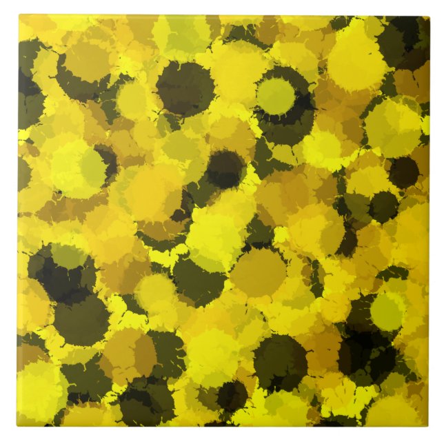 Modelo inspirador do abstrato sunflower (Frente)