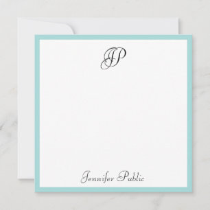 Modelo minimalista de monograma caligrafia moderna