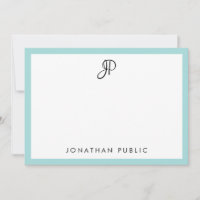 Modelo minimalista de monograma manuscrito criativ