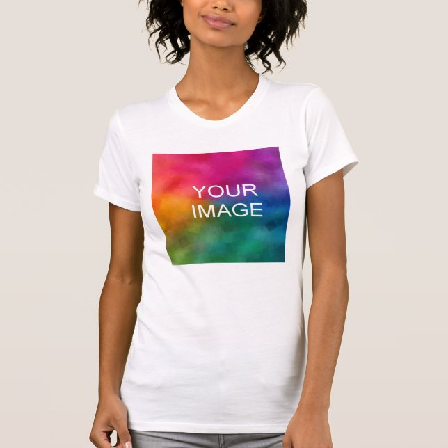 Modelo moderna elegante de Camiseta Ajustado fino  (Frente)