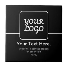 Modelo Moderno para o Seu Logotipo | Preto & Branc