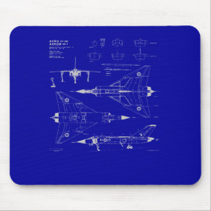 Modelo Mousepad da seta de Avro