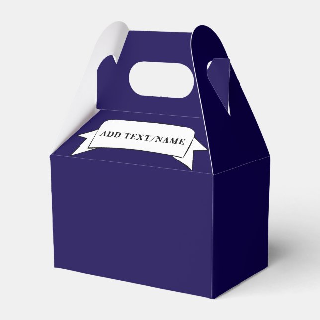 Modelo para Caixas de Favor com Fita (Frente)
