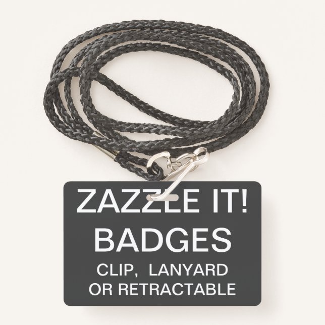 Modelo personalizado costume do CRACHÁ da CORREIA (Frente com cordão)