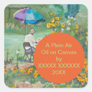 Modelo personalizado da etiqueta das belas artes