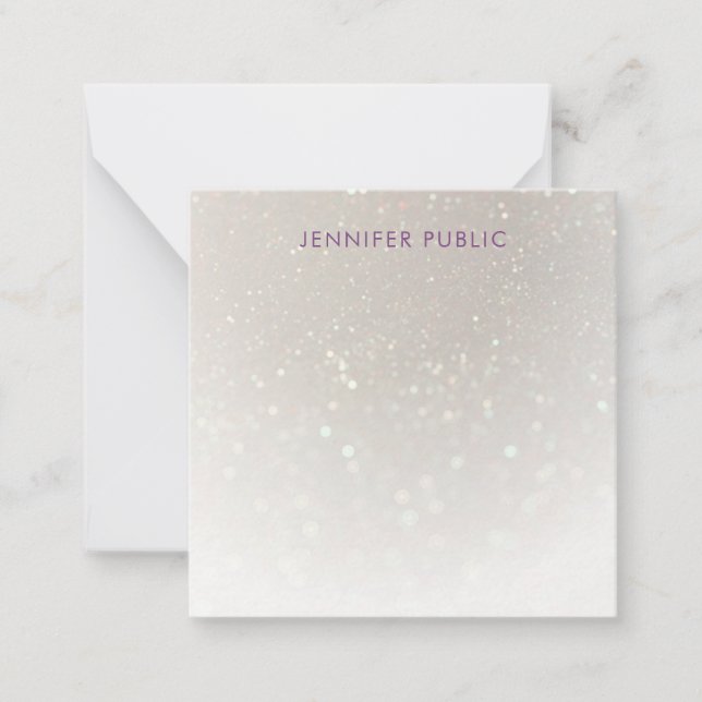 Modelo Personalizado de Monograma de Script (Frente)