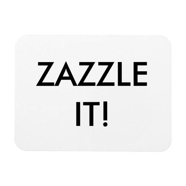 Modelo Personalizado de Vazio flexível de  de ímã (Horizontal)