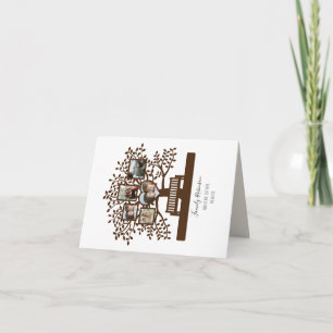 Modelo Personalizado para Colagem de Fotos da Árvo