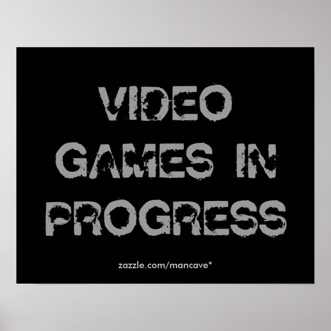 Modelo Poster video games (Frente)