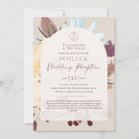 Modelo Rustic POTLUCK Convite F