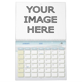 Modelo vazio personalizado costume do calendário