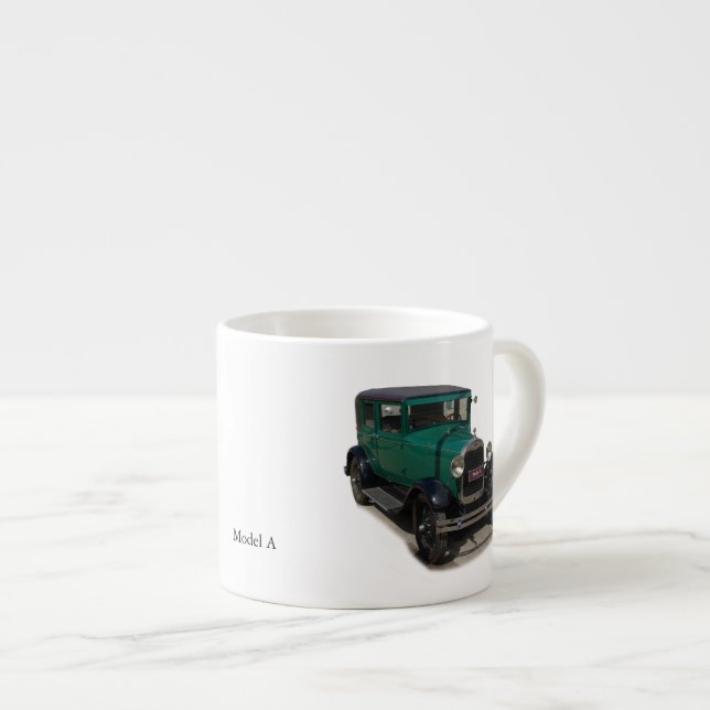 Modelo Verde A Caneca Espresso (Frente Esquerda)