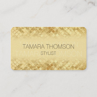 Modelos de cartão de negócios de ouro de luxo