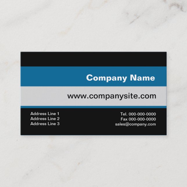 Modelos de cartão de negócios Design lineares hori (Frente)