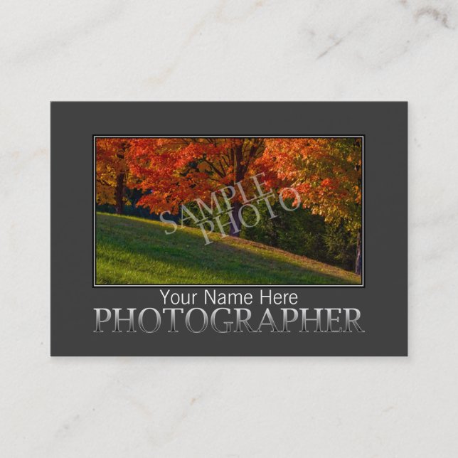 modelos de cartão de negócios Para Fotógrafos | MO (Frente)