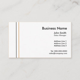 Modelos de cartão de negócios simples