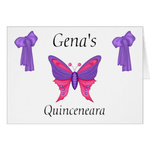Modelos de Cartão de Nota de Quinceneara Personali