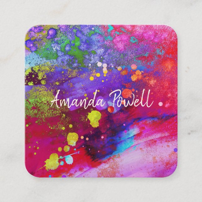 modelos de cartões de visitas personalizados de co (Frente)