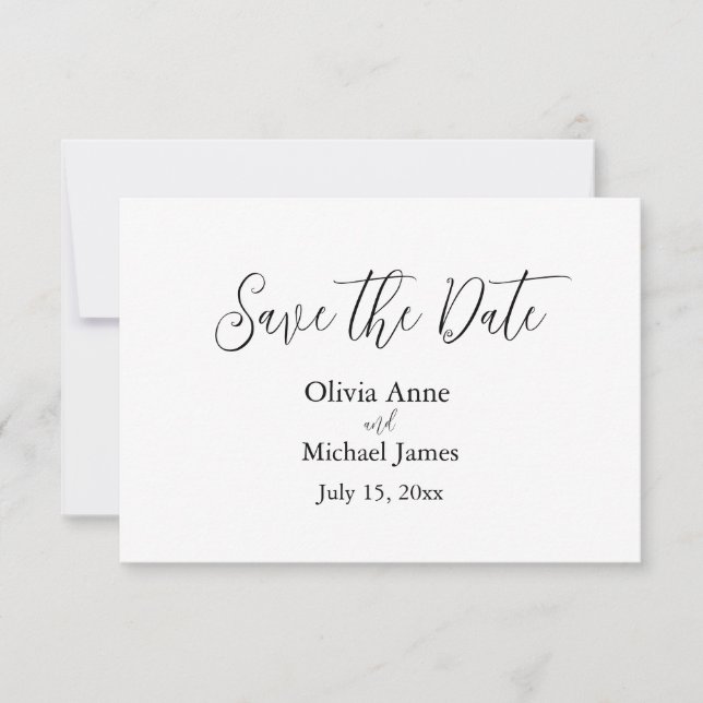 Modelos de Casamento Salve a Data (Frente)